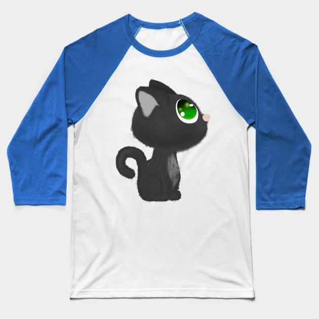 Innocent kitten Baseball T-Shirt by TW_Zora